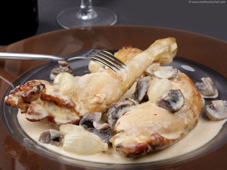 recette de poulet à la crème facile