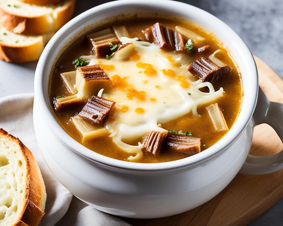 Soupe à l'oignon traditionnelle