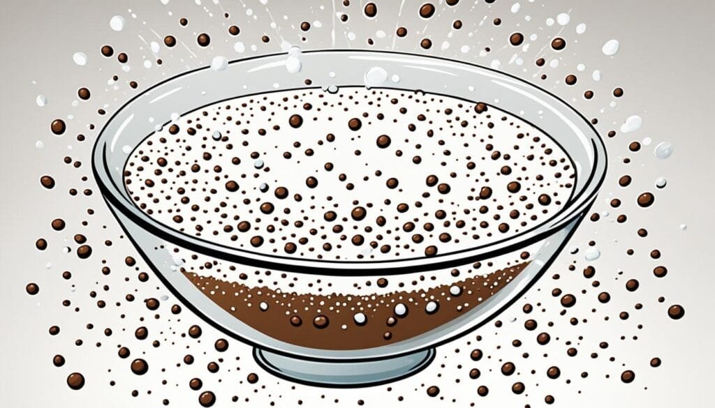 bicarbonate de soude et vinaigre