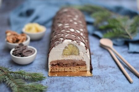 Bûche à la banane et au chocolat