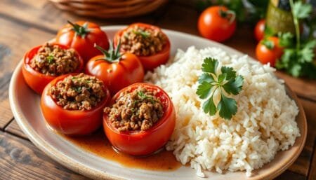 tomates farcies recette de grand-mère avec riz