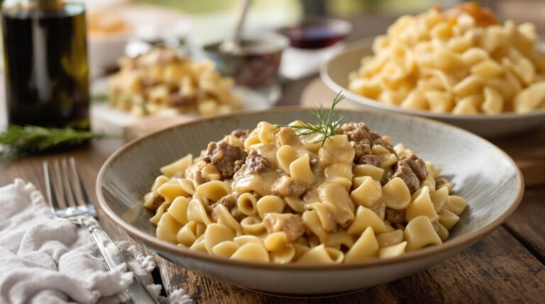 bœuf Stroganoff recette